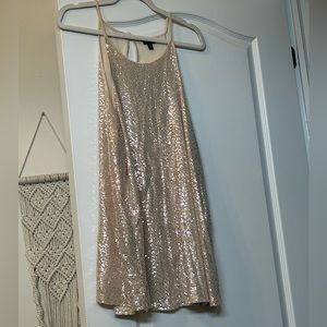 Torrid gold sparkly tank